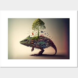 Chameleon Posters and Art